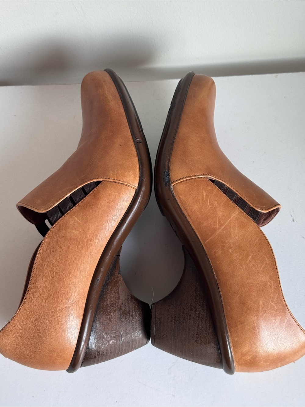 Dansko Raphael Leather Pumps Women's EU 41 US 10.5-11 Tan Slip On Comfort Shoes - Picture 6 of 8